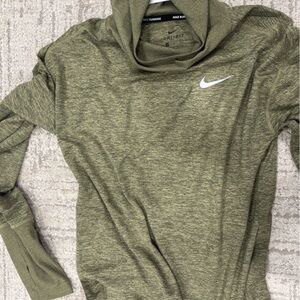 Nike Men's Olive Turtleneck Sweater